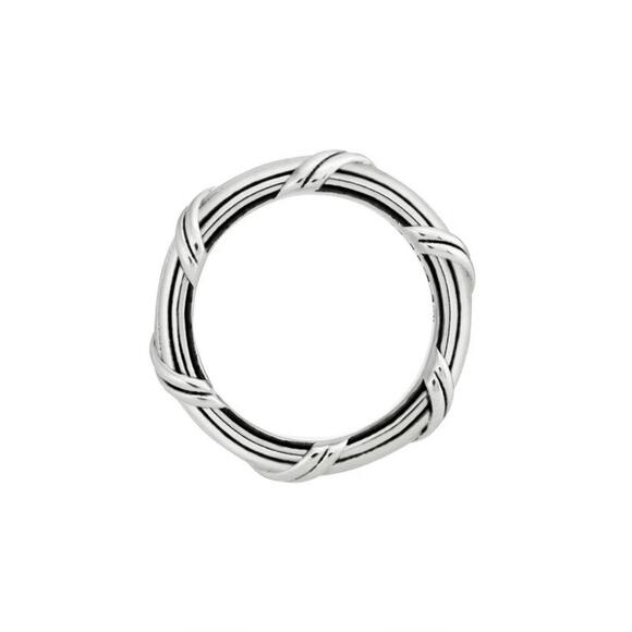 Peter Thomas Roth Overlap Band in Sterling Silver 4MM